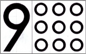 Anticipatory design for the population reaching 9 billion.  By this last flag the planet will be nearly finished.
