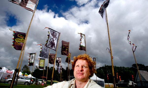 Angus Watt at Taranaki WOMAD in 2010.  Photo by Cameron Burnell, Taranaki Daily News.