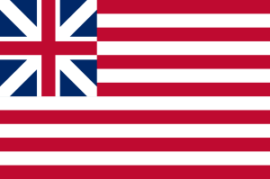 The Continental Colors or "Grand Union" flag.