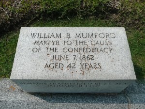 Mumford monument in Greenwood Cemetery, New Orleans.