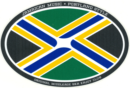 Don Olsen’s design for an OMSEC flag combines those of Jamaica and Portland.