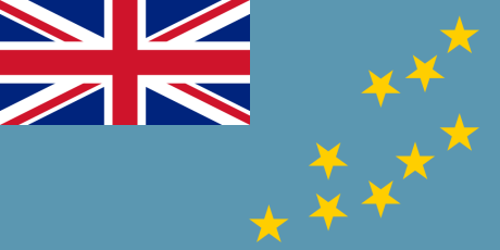 The flag of Tuvalu