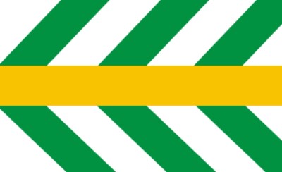 The Doug Sprig flag, designed by Clifton Stone.