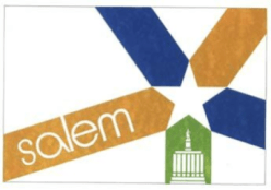 The Salem city flag, designed in 1972 by Arvid Orbeck...