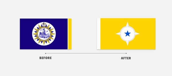 Nashville, Tennessee. 1963 flag designed by 