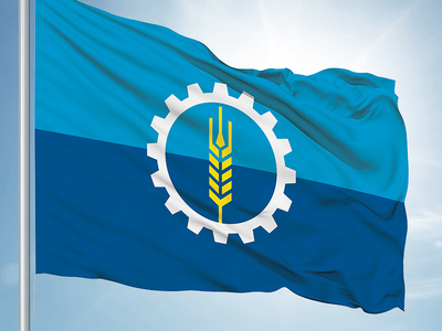A 2015 "attempt to simplify the existing Milwaukee city flag" by Paul Bartlett on dribble.com.