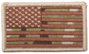 Rothco Forward American Flag Patch-Multicam