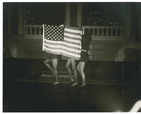ANDY WARHOL (1928-1987)  Flag with Legs  unique gelatin silver print  8 x 10 in. (20.3 x 25.4 cm.)  Executed circa 1985. 